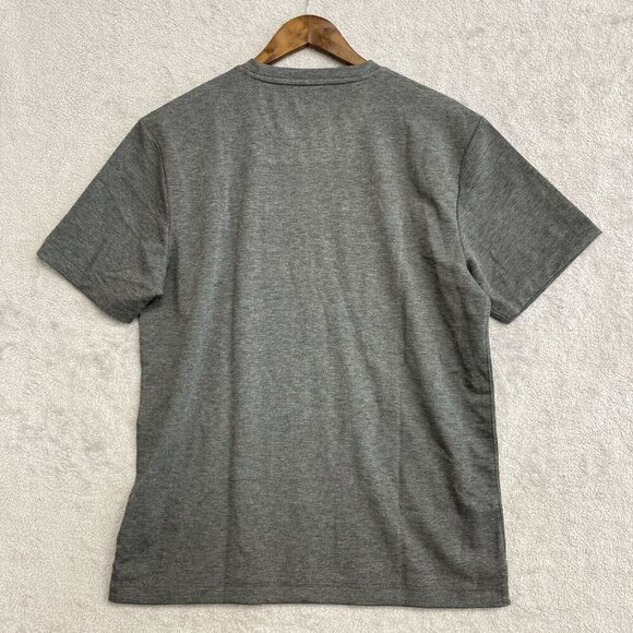 NEW Lands' End Men's M Stretch Polyester Classic Fit Dark Gray T-Shirt - Picture 3 of 7